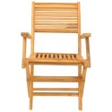 Składane krzesła ogrodowe, 2 szt., 55x62x90 cm, drewno tekowe Lumarko!