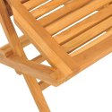 Składane krzesła ogrodowe, 4 szt., 47x63x90 cm, drewno tekowe Lumarko!