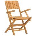 Składane krzesła ogrodowe, 6 szt., 55x61x90 cm, drewno tekowe Lumarko!