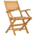 Składane krzesła ogrodowe, 6 szt., 55x62x90 cm, drewno tekowe Lumarko!