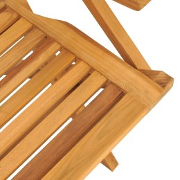 Składane krzesła ogrodowe, 6 szt., 56x63x90 cm, drewno tekowe Lumarko!