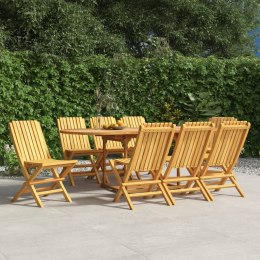 Składane krzesła ogrodowe, 8 szt., 47x47x89 cm, drewno tekowe Lumarko!