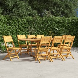 Składane krzesła ogrodowe, 8 szt., 47x61x90 cm, drewno tekowe Lumarko!