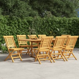 Składane krzesła ogrodowe, 8 szt., 47x63x90 cm, drewno tekowe Lumarko!