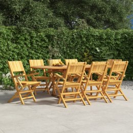 Składane krzesła ogrodowe, 8 szt., 55x61x90 cm, drewno tekowe Lumarko!