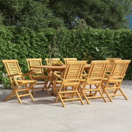 Składane krzesła ogrodowe, 8 szt., 56x63x90 cm, drewno tekowe Lumarko!