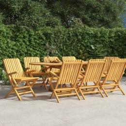 Składane krzesła ogrodowe, 8 szt., 61x67x90 cm, drewno tekowe Lumarko!