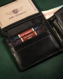 Męski portfel ze skóry naturalnej z systemem RFID — Peterson Lumarko!