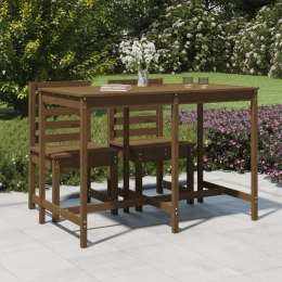 Stół ogrodowy, miodowy brąz, 159,5x82,5x110 cm, drewno sosnowe Lumarko!