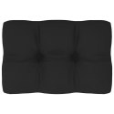 Poduszka na sofę z palet, czarna, 60x40x10 cm Lumarko!