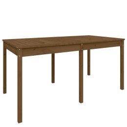Stół ogrodowy, miodowy brąz, 159,5x82,5x76 cm, drewno sosnowe Lumarko!