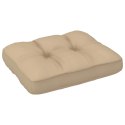 Poduszka na sofę z palet, beżowa, 50x40x10 cm Lumarko!