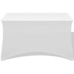 Elastyczne pokrowce na stół 183x76x74 cm, 2 szt., białe Lumarko!