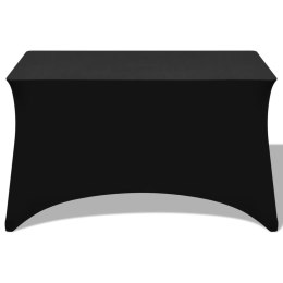 Elastyczny pokrowiec na stół 243x76x74 cm, 2 szt., czarne Lumarko!