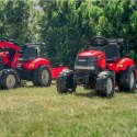 Traktor na Pedały Case Czerwony Duży z Przyczepką od 3 lat Lumarko!