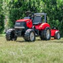 FALK Traktor na Pedały Case Czerwony Duży z Przyczepką od 3 lat Lumarko!