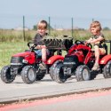 FALK Traktor na Pedały Case Czerwony Duży z Przyczepką od 3 lat Lumarko!