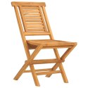 Składane krzesła ogrodowe, 6 szt., 47x63x90 cm, drewno tekowe Lumarko!