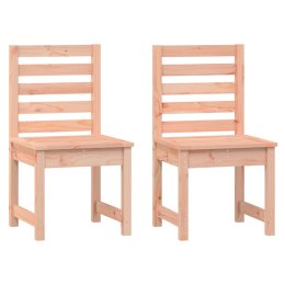 Krzesła ogrodowe, 2 szt., 40,5x48x91,5 cm, drewno daglezjowe Lumarko!