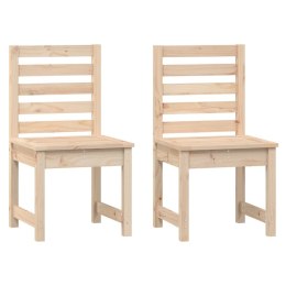 Krzesła ogrodowe, 2 szt., 40,5x48x91,5 cm, lite drewno sosnowe Lumarko!