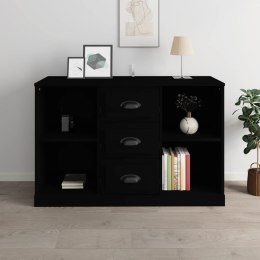 Szafka, czarna, 104,5x35,5x67,5 cm, materiał drewnopochodny Lumarko!