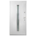Aluminiowe drzwi zewnętrzne, białe, 110 x 207,5 cm Lumarko!