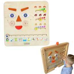 MASTERKIDZ Tablica Edukacyjna Jak Się Czujesz? Nauka Emocji Montessori Lumarko!