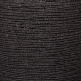 Owalna donica Nature Rib, 54x52 cm, czarna, KBLR935 Lumarko