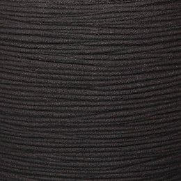 Elegancka donica Nature Rib Deluxe, 40x60 cm, czarna, KBLR1131 Lumarko
