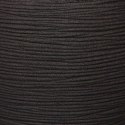 Donica Nature Rib, kula, 62x48 cm, czarna, KBLR271 Lumarko