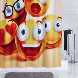 Zasłona prysznicowa Smile, 180 x 200 cm Lumarko