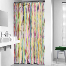 Zasłona prysznicowa Rigato, 180x200 cm, kolorowa Lumarko