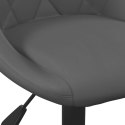 Obrotowe krzesła stołowe, 2 szt., ciemnoszare, aksamitne Lumarko