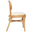 Krzesła stołowe, 4 szt., lniane Lumarko