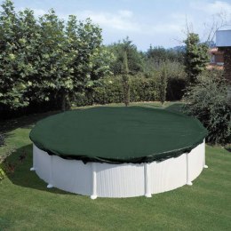 Zimowa plandeka na basen, okrągła, 300 cm, PVC, zielona Lumarko!