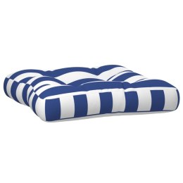 Poduszka na paletę, niebiesko-białe paski, 60x61,5x10 cm Lumarko!