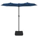 Parasol ogrodowy podwójny, lazurowy niebieski, 316x240 cm Lumarko!