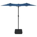 Parasol ogrodowy podwójny, lazurowy niebieski, 316x240 cm Lumarko!