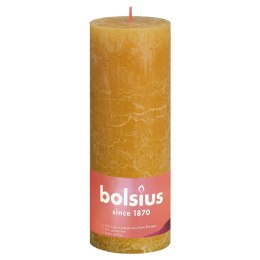 Bolsius Rustykalne świece pieńkowe Shine, 4 szt., 190x68 mm, miodowe Lumarko!