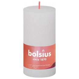 Bolsius Rustykalne świece pieńkowe Shine, 8 szt., 100 x 50 mm, białe Lumarko!