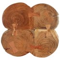 VidaXL Stolik kawowy, 36 cm, 4 plastry litego drewna akacjowego