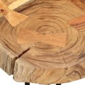 Stolik kawowy, 36 cm, 4 plastry litego drewna akacjowego Lumarko!