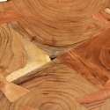 Stolik kawowy, 36 cm, 4 plastry litego drewna akacjowego Lumarko!