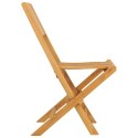 VidaXL Składane krzesła ogrodowe, 2 szt., 47x61x90 cm, drewno tekowe