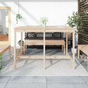 Stół ogrodowy, 159,5x82,5x110 cm, lite drewno sosnowe Lumarko!