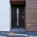 Drzwi wejściowe, antracytowe, 110x207,5 cm, aluminium Lumarko!