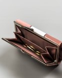 Mały, skórzany portfel damski z systemem RFID — Peterson Lumarko!