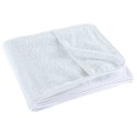 VidaXL Ręczniki plażowe, 2 szt., białe, 60x135 cm, tkanina, 400 g/m²
