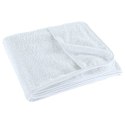 VidaXL Ręczniki plażowe, 2 szt., białe, 75x200 cm, tkanina, 400 g/m²