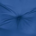 VidaXL Okrągła poduszka, kolor szafirowy, Ø 60 x11 cm, tkanina Oxford
